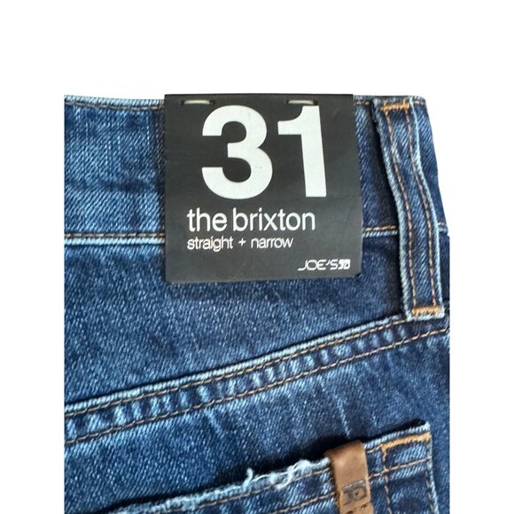 Joes Jeans The Brixton W31 Straight & Narrow Fit Dark Blue Denim Mens Jeans - Picture 5 of 6